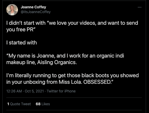 aisling-organic-tiktok-influencer-joanne-coffey--referralcandy-influencer-marketing-campaigns