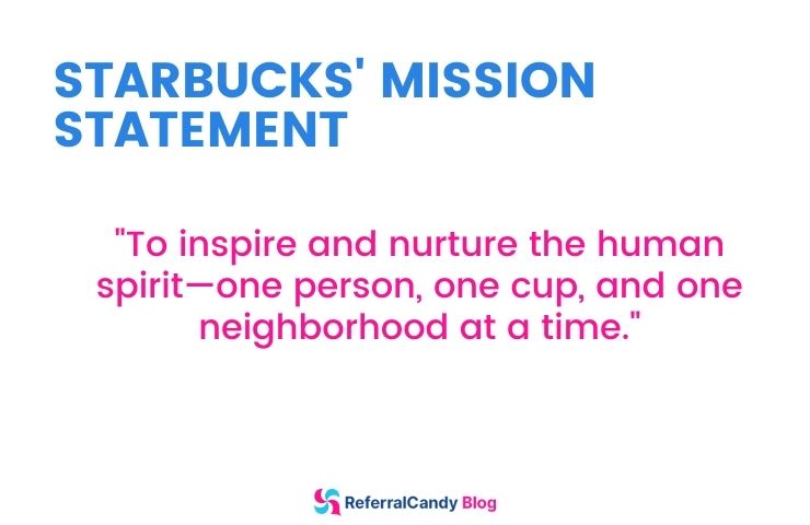 starbuck's mission statement