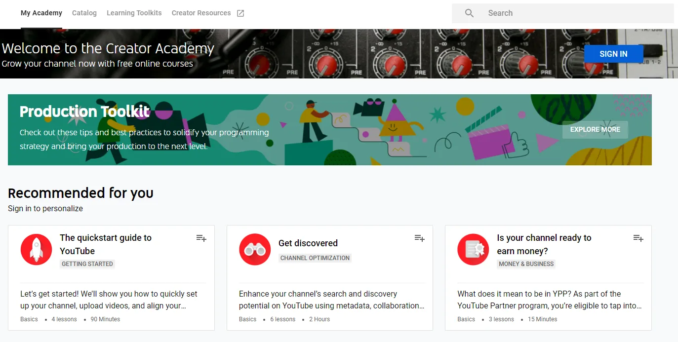 youtube creator studio