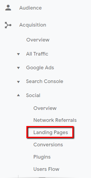 google analytics ecommerce - google analytics dashboard acquisition social landing pages