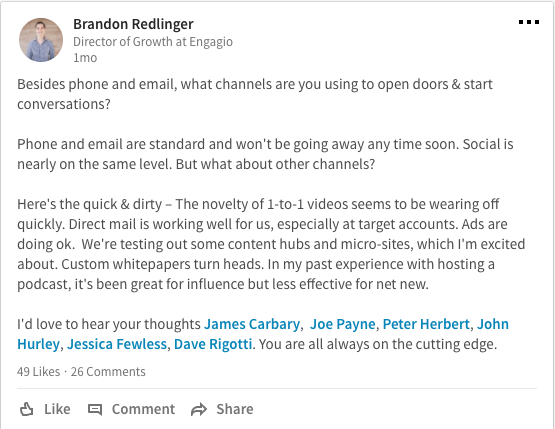 profile marketing
