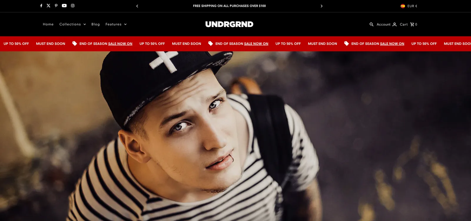 Fashionopolism Shopify theme demo page