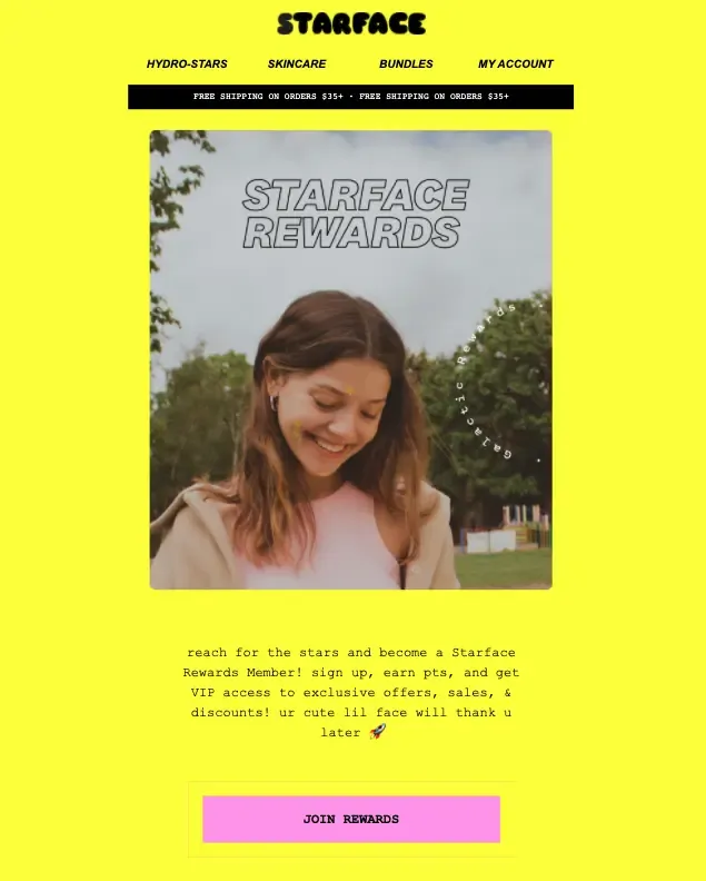 Refferral email example from S