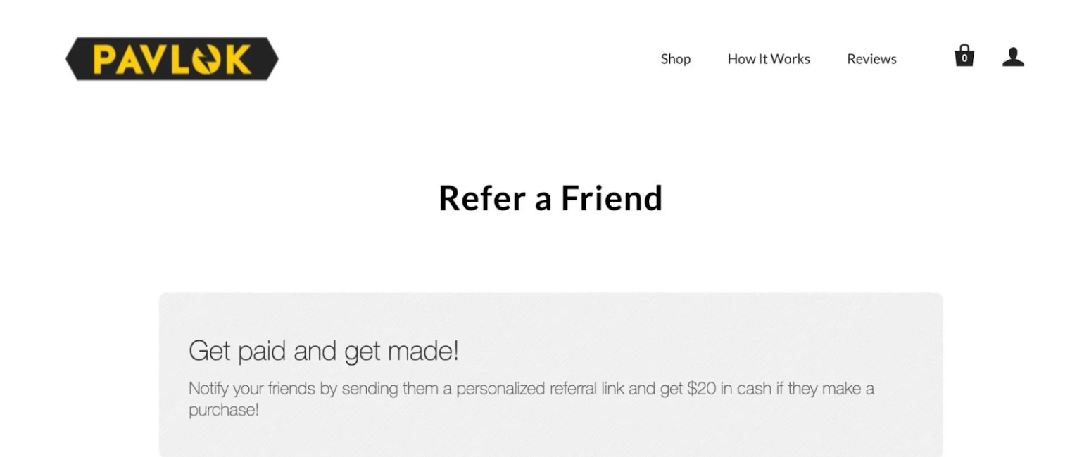 Pavlok refer a friend