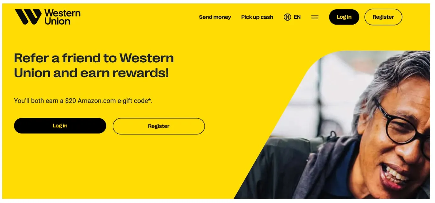Western Union referral program