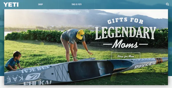 BigCommerce Store Design: YETI