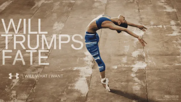 Under Armour I Will What I Want Misty Copeland Droga5 