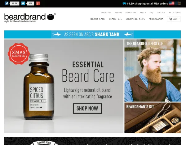 Join Existing Communities: Beardbrand Simple ReferralCandy