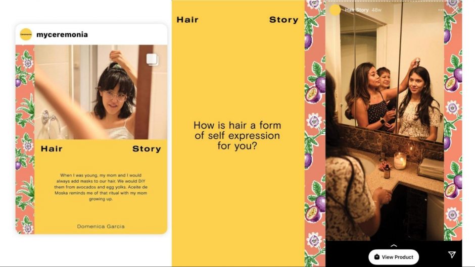Ceremonia Hair Story Post