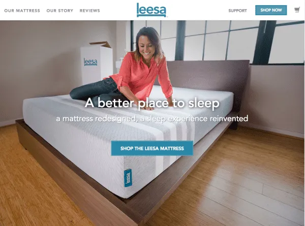 leesa-sleep-landing-page