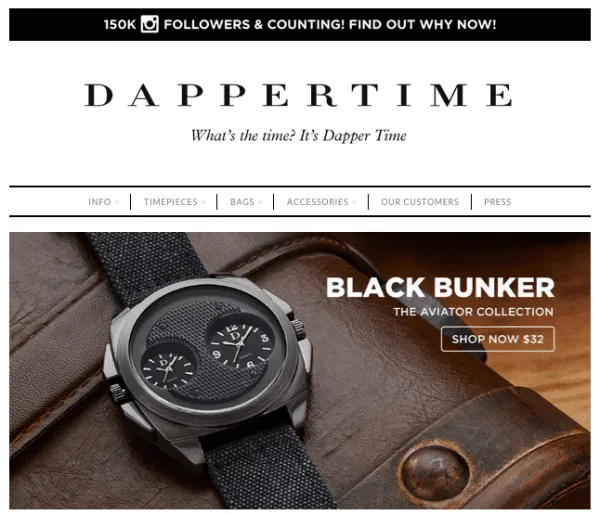 dappertime-landing-page