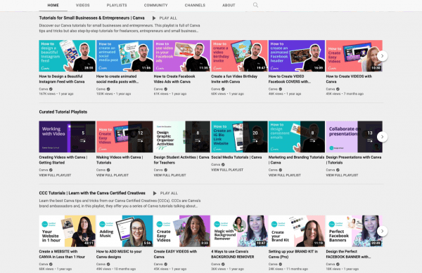 Canva YouTube