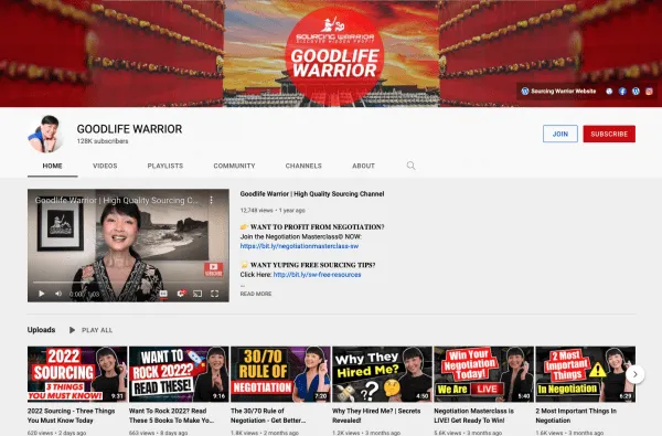 Goodlife Warrior Youtube