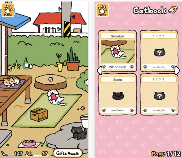 Neko atsume english